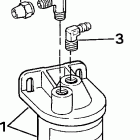 BE250CXEUM Топливный фильтр
