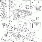 BE250CXEUM Gearcase - counter-rotation