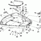 E100WTLEUA Нижний кожух двигателя