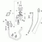 700 Diesel Thermostat, water inlet flange, and oil level stic...