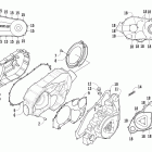 Prowler XTX Крышки сцепления ,ремня и магнето