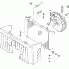 DVX 400 Radiator assembly