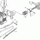 DVX 50 Crankshaft, cylinder, piston, and cam chain assemb...