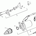DVX 50 Starter motor and oil pump assemblies