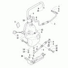 DVX 400 Oil tank and hose assembly