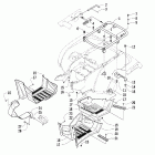 700 Diesel Rear rack and footwell assemblies
