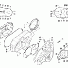 700 H1 EFI Крышки сцепления ,ремня и магнето
