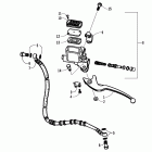 90 Utility Передний тормоз ручной