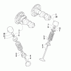 DVX 400 Распредвал и клапана