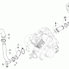 400 auto Корпус и патрубки охлаждения