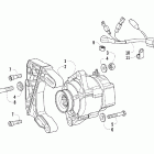 700 Diesel External alternator assembly