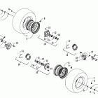 DVX 90 Revised Front wheel and brake assemblies