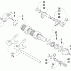 700 H1 EFI Вилки переключения передач
