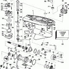 E130TLEDM Gearcase - 130tl & 130tx standard rotation
