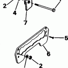 J55RSLW Transom mount kit