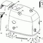 BJ250CXEDA Капот-Evinrude