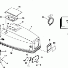 J40REDS Engine cover - evinrude 40