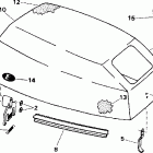SJ10RPLB Капот-Evinrude