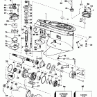 J90SLEDR Gearcase - 25 in. models