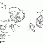SJ2REDE Cylinder & crankcase, reed valve