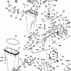 J40REDS Корпус глушителя и струпцины крепления