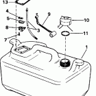 SJ65RSYM Топливный бак - 6 галлон