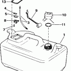 SJ10RPLB Fuel tank - 6 gallon - 10rp models only
