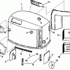 SJ150WTPXB Капот-Evinrude