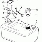 J25TEEDA Топливный бак - 6 галлон