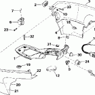 SJ10RPLB Нижний кожух двигателя