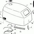 E10FRELEDR Капот-Evinrude