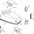J40REDS Engine cover - johnson 50