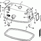 E25JREDC Капот-Evinrude