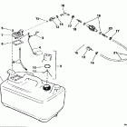 J55RSLW Fuel tank - 6 gallon p / n 175303