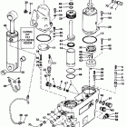 BJ250CXEDA Power trim / tilt hydraulic assy.
