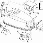 HJ55WMLM Капот-Evinrude