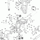 HJ88MSLEDC Stern bracket - power trim & tilt