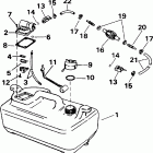 SJ10RPLB Fuel tank - 3 gallon - 15kc models only