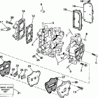 BJ4RDHEDS Cylinder, crankcase, & intake manifold