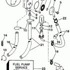 SJ65RSYM Топливный насос и фильтр