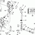 SJ125RWYV Топливный насос и фильтр