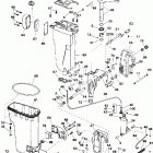J48ESLEDC Корпус глушителя и струпцины крепления