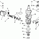 J25TKLEDC Коленчатый вал & Поршень