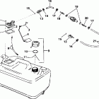 E60TTLEDR Fuel tank - 6 gallon p / n 175303