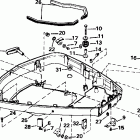 SJ100WTPLM Нижний кожух двигателя