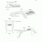Bayou 250 (KLF250-A8F) Decals(green)(a8f)