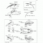 KFX450R (KSF450-B8FA) Decals(black)(b8fa)