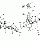 E25JREOS Коленчатый вал & Поршень