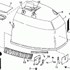 J90TLEOR Капот-Evinrude