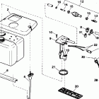 J150WTLEOR Oil tank kit - 1.8 gallon